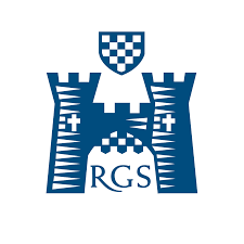 Castle fortress with RGS emblem, iconic logo for Bildits LB.