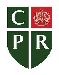 CPR shield emblem featuring crown and shield, symbolizing protection and authority.
