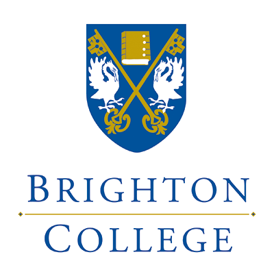 Golden keys and a book emblem representing Brighton College crest, symbolizing academic excellence and tradition.